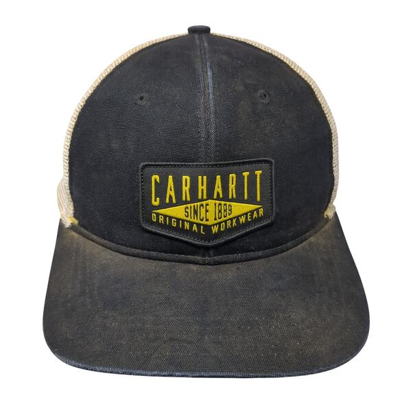 Carhartt Other - Carhartt Since 1889 Snapback Trucker Hat Black One Size Mesh Back